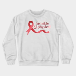 Invisible & Physical (Red) Crewneck Sweatshirt